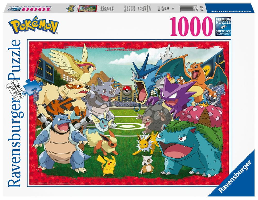 Ravensburger Puzzle 174539 Pokémon: Pomer sily 1000 dielikov